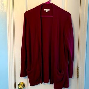 Burgundy Cardigan